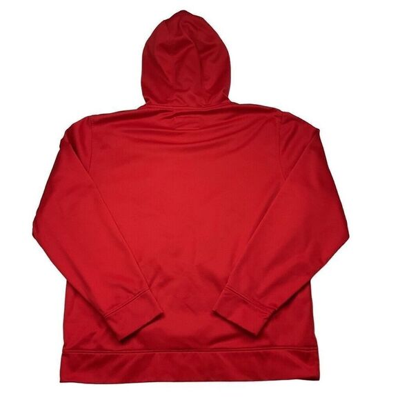 Scarlet & Gray Ohio State Buckeys Hoodie Unisex Size Large Red Football Pullover - Picture 2 of 8